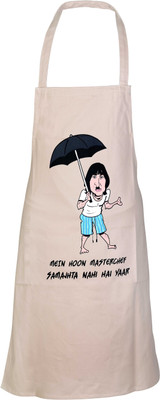 

Eco Corner Cotton Chef's Apron - Free Size(Grey, Single Piece)