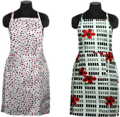 

Shivkirpa Nylon Home Use Apron - Medium(Multicolor, Pack of 2)