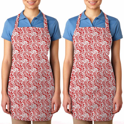 

Smarthome Cotton Home Use Apron - Free Size(Red, Red, Pack of 2)