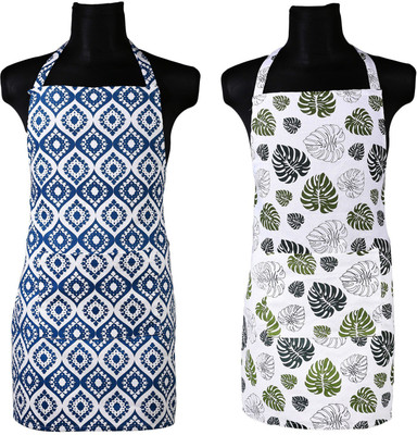 

Pep Home Cotton Chef's Apron - Free Size(Multicolor, Pack of 2)