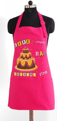 

Swayam Cotton Apron - Free Size(Pink, Single Piece)