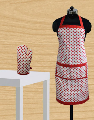 37% OFF on Dekor World Cotton Apron - Free Size(Red, Pack of 2) 37% OFF on Dekor World Cotton Apron - Free Size(Red, Pack of 2)