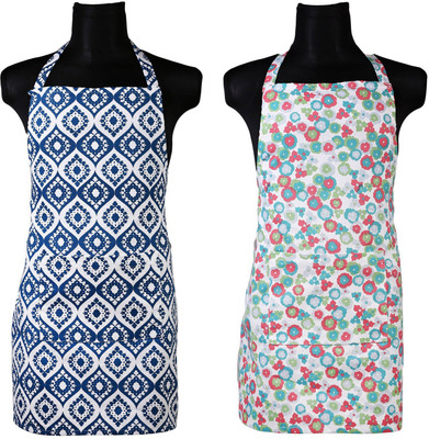 

Pep Home Cotton Chef's Apron - Free Size(Multicolor, Pack of 2)