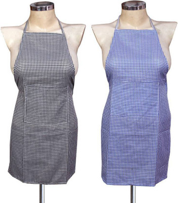 

Shreejee Cotton Home Use Apron - Free Size(Multicolor, Pack of 2)