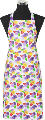 Florina Polyester Home Use Apron - Free Size(Lavender, Single Piece)