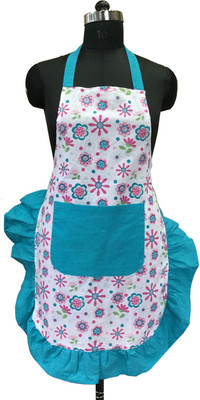 

Lushomes Cotton Chef's Apron - Free Size(Light Blue, Single Piece)