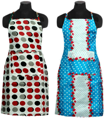 

Shivkirpa Nylon Home Use Apron - Medium(Multicolor, Pack of 2)