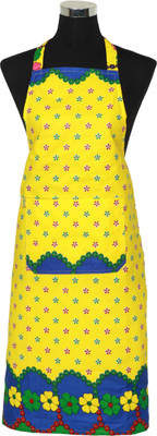 

Florina Polyester Home Use Apron - Free Size(Yellow, Single Piece)