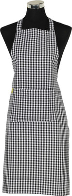 

Florina Cotton Home Use Apron - Free Size(Black, White, Single Piece)
