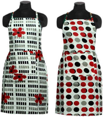 

Shivkirpa Nylon Home Use Apron - Medium(Multicolor, Pack of 2)