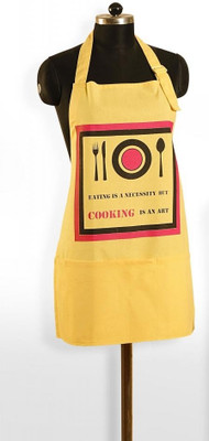 

Swayam Cotton Apron - Free Size(Yellow, Single Piece)