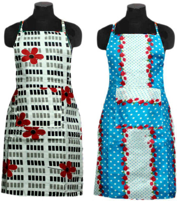 

Shivkirpa Nylon Home Use Apron - Medium(Multicolor, Pack of 2)