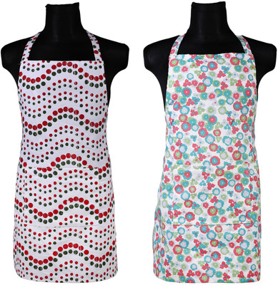 

Pep Home Cotton Chef's Apron - Free Size(Multicolor, Pack of 2)