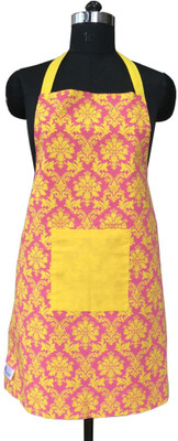 

Lushomes Cotton Chef's Apron - Free Size(Pink, Single Piece)