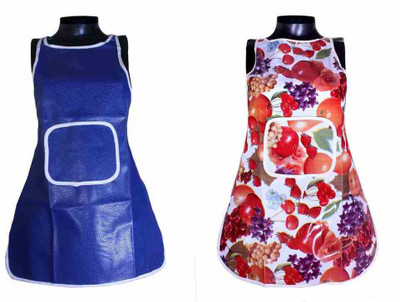 

Elegance Cotton Home Use Apron - Free Size(Multicolor, Pack of 2)