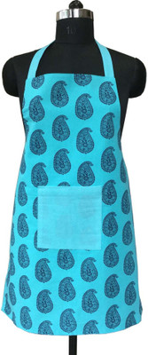 

Lushomes Cotton Chef's Apron - Free Size(Blue, Single Piece)