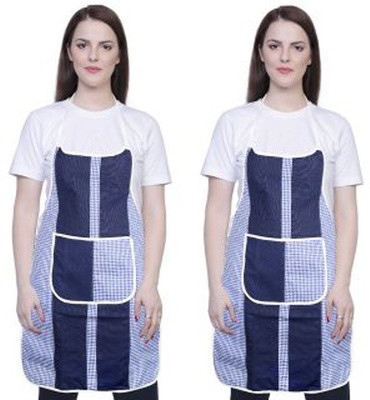 

Shreejee Cotton Home Use Apron - Free Size(Multicolor, Pack of 2)