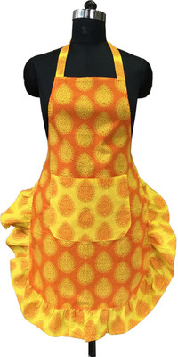 

Lushomes Cotton Chef's Apron - Free Size(Yellow, Single Piece)