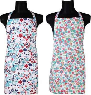 

Pep Home Cotton Chef's Apron - Free Size(Multicolor, Pack of 2)