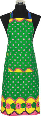 

Florina Polyester Home Use Apron - Free Size(Green, Single Piece)