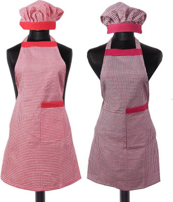 

Shreejee Cotton Home Use Apron - Free Size(Multicolor, Pack of 2)