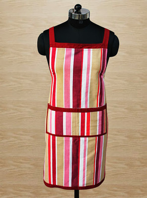 11% OFF on Dekor World Cotton Apron - Free Size(Maroon, Single Piece) 11% OFF on Dekor World Cotton Apron - Free Size(Maroon, Single Piece)