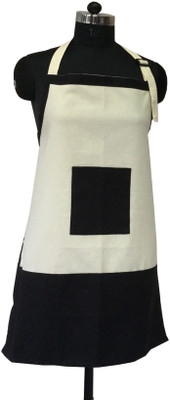 

Lushomes Cotton Chef's Apron - Free Size(Black, Single Piece)