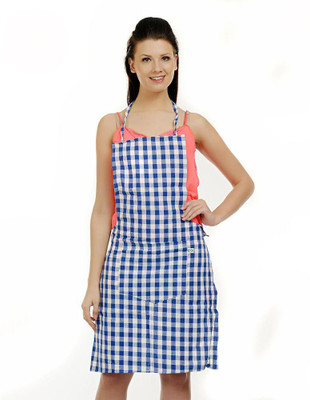 PRATHA Cotton Home Use Apron - Medium(Multicolor, Single Piece) at flipkart