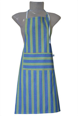

VKE Product Cotton Home Use Apron - XL(Blue, Single Piece)