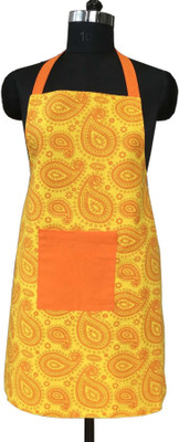 

Lushomes Cotton Chef's Apron - Free Size(Orange, Single Piece)