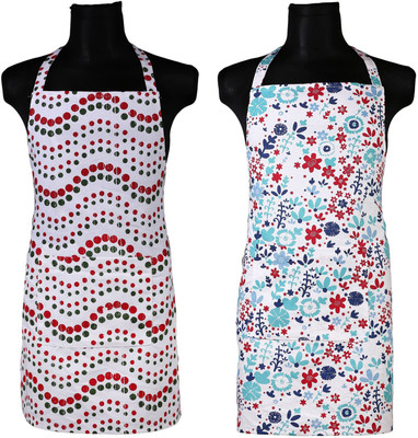 

Pep Home Cotton Chef's Apron - Free Size(Multicolor, Pack of 2)