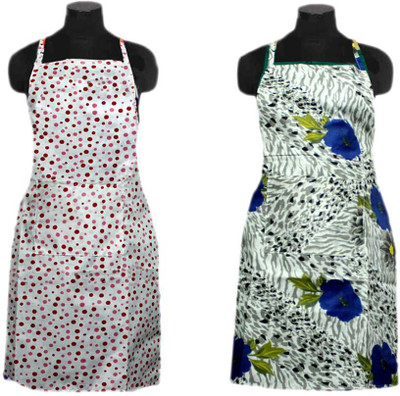 

Shivkirpa Nylon Home Use Apron - Medium(Multicolor, Pack of 2)