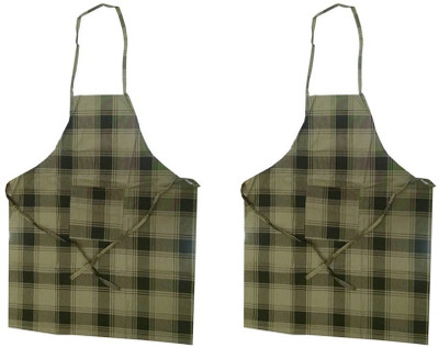 

Shivkirpa Cotton Home Use Apron - Medium(Multicolor, Pack of 2)