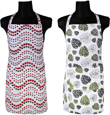 

Pep Home Cotton Chef's Apron - Free Size(Multicolor, Pack of 2)