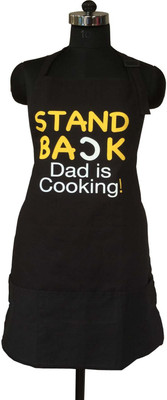 

Lushomes Cotton Home Use Apron - Free Size(Black, Single Piece)