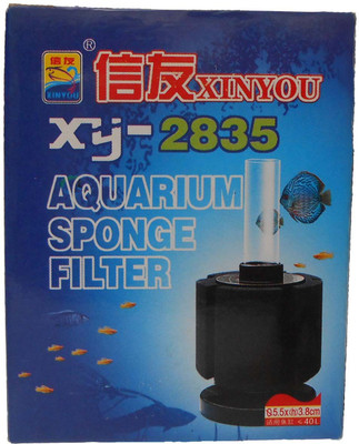 

XinYou XY 2835 aquarium sponge filter Fluidized Aquarium Filter(Mechanical Filtration for Salt Water and Fresh Water)
