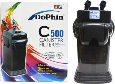 

Dophin C-500 Powerful Canister Aquarium Filter(Mechanical Filtration for Salt Water and Fresh Water)