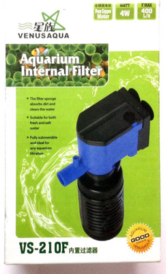 

Venus Aqua VS-210F Corner Aquarium Filter(Mechanical Filtration for Salt Water and Fresh Water)