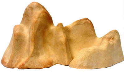 

MI Productions Ceramic Mountain Landscape Decoration Set For Aquarium / Terrarium - Os02w River Rock Planted Substrate(Orange)
