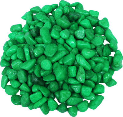 

Jainsons Decorative Pebbles Stones River Rock Unplanted Substrate(Green)