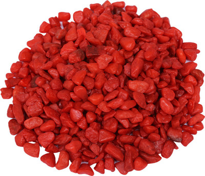 

Jainsons Decorative Pebbles Stones River Rock Unplanted Substrate(Red)