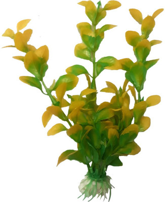 

SRI Fish Aquarium Decorative Yellow Green Artificial Plastic Plant Laterite Planted Substrate(Green, Yellow)