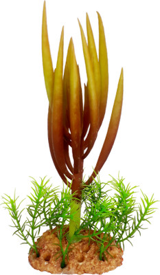 

SRI Fish Aquarium Decorative Green Artificial Plastic Plant Laterite Planted Substrate(Green)