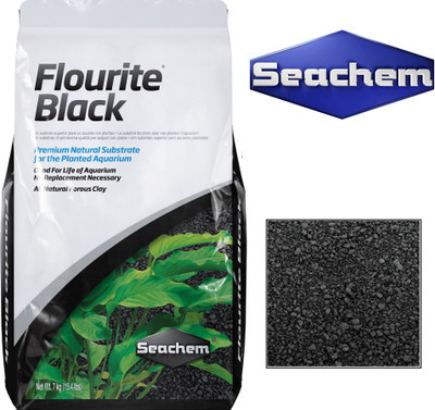 

Seachem Flourite Black (7 kg/15.4 lbs) Premium Natural Substrate For The Planted Aquarium | Aquatic Plant Fertilizer(7 L)