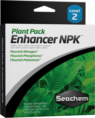 

Seachem Plant Pack Enhancer NPK Level 2 (Each 100ml - Total Net: 300ml) Aquatic Plant Fertilizer(300 ml)