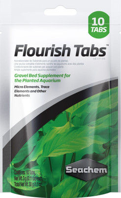 

Seachem Flourish 10-Tabs Micro Elements, Trace Elements and Other Nutrients (Total Net Wt.30g) Aquatic Plant Fertilizer(10 Pieces)