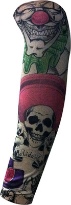 

Golddust Nylon Arm Sleeve For Men & Women With Tattoo(L, Multicolor)
