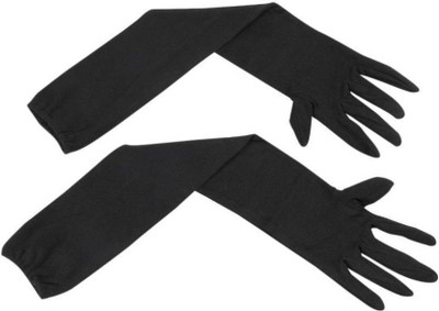 

ALAMOS Cotton Arm Sleeve For Boys & Girls(Free, Black)