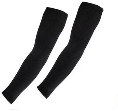 

Bikenwear Cotton Arm Sleeve For Men & Women(L, Black)