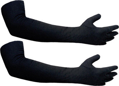 

Golddust Cotton Arm Sleeve For Men & Women(Free, Black)